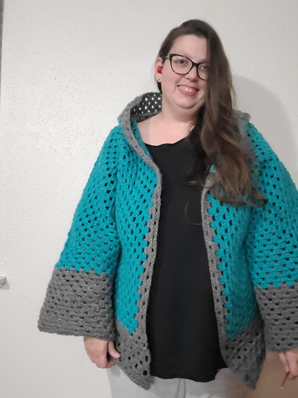 Hooded Hexi Cardigan