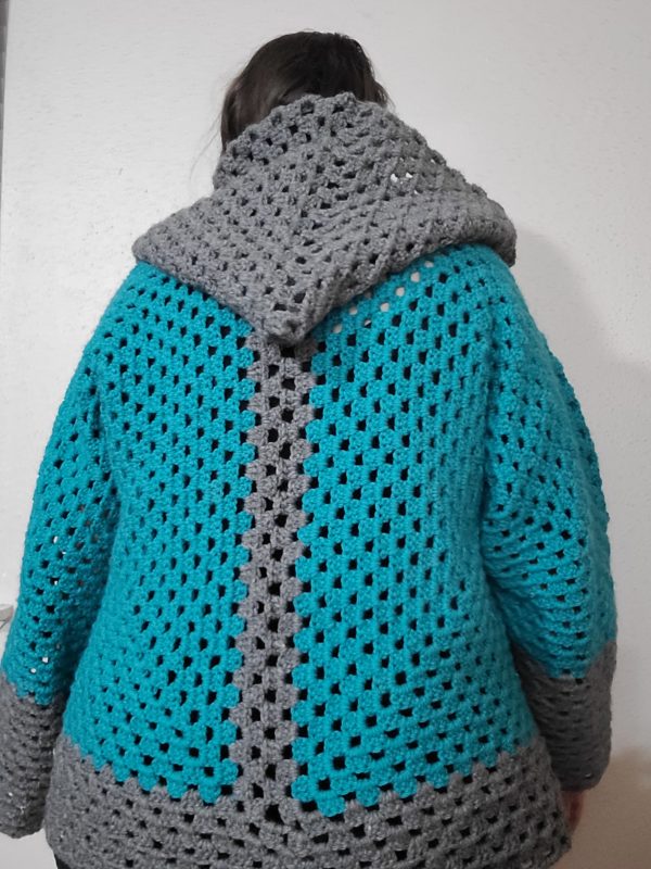 Hooded Hexi Cardigan - Image 5