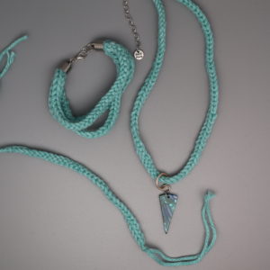 Pale Teal Strand Set