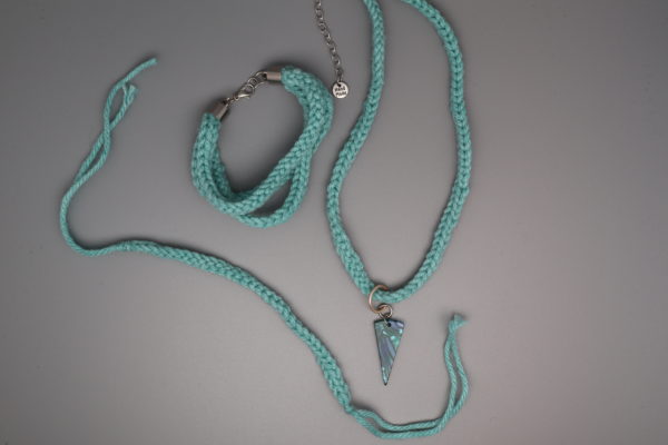 Pale Teal Strand Set