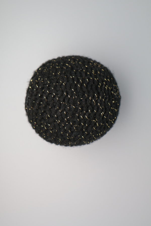 Black and Gold Squishy Ball
