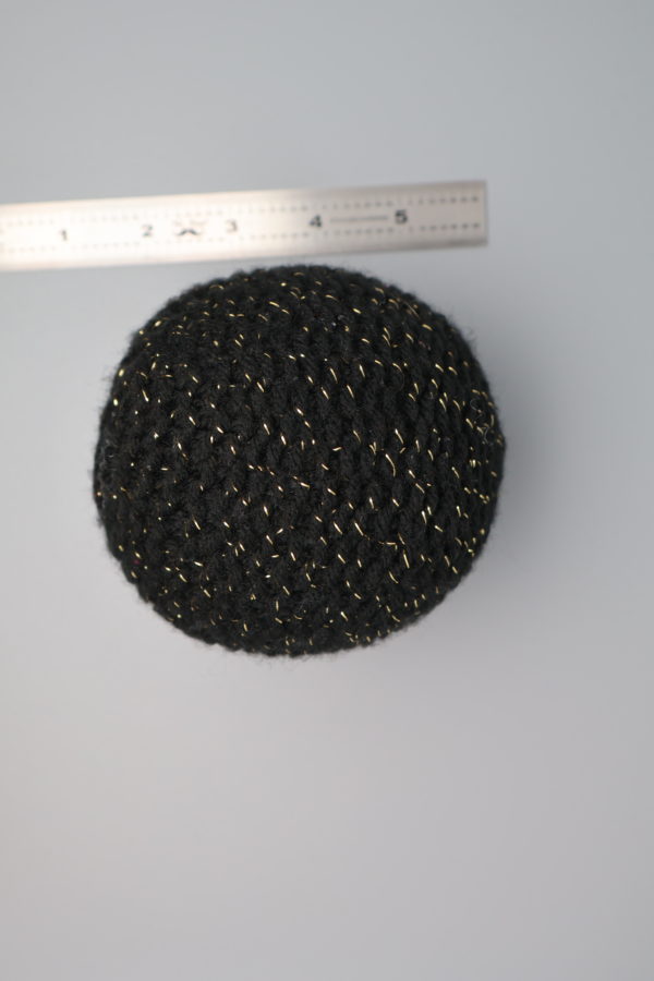 Black and Gold Squishy Ball - Image 3